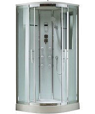 Душевая кабина Black&White 80x80 см стекло прозрачное