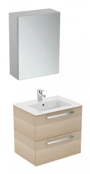 Тумба под раковину подвесная Ideal Standard Tempo 60 см Sandy Oak E3240OS (детальная фотография), подвесная, пристенная