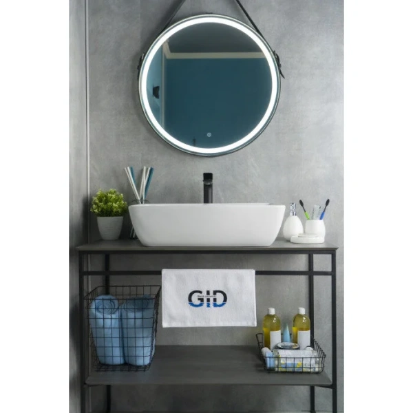 Раковина GID Geometrico N9121 59 см белая 51123 (детальная фотография), 60 см