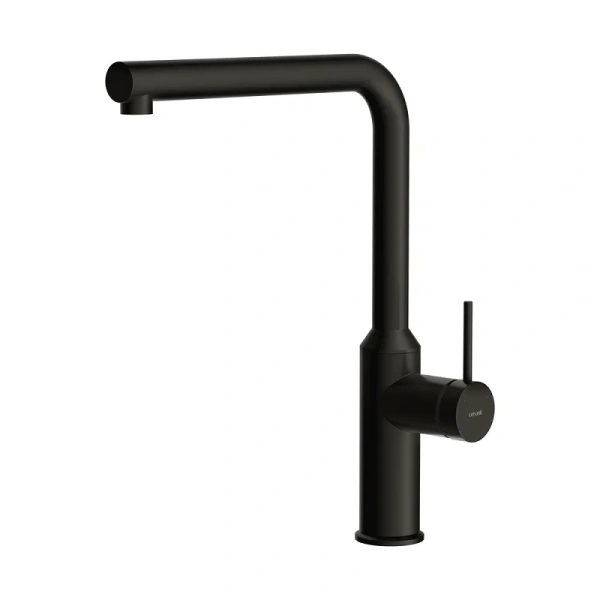 Смеситель для кухни Cersanit Flavis черный матовый 68240 (детальная фотография)