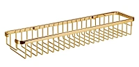 Полочка для ванной Art & Max металлическая, бронза