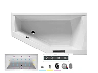 Ванна гидромассажная Riho Geta 160 x 90 см, JOY, левая/правая