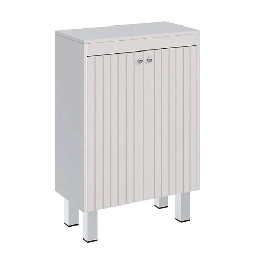 Тумба подвесная Lemark Romance 60 см белый глянец - фото 1