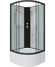 Душевая кабина Niagara 80х80 см профиль черный