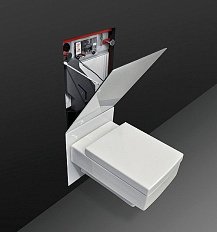 Застенный модуль для подвесного унитаза Tece TECElux 9600200