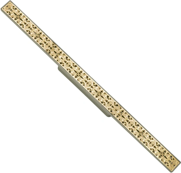 Душевой лоток Migliore 70 см с декоративной решеткой золото 24898 (детальная фотография)