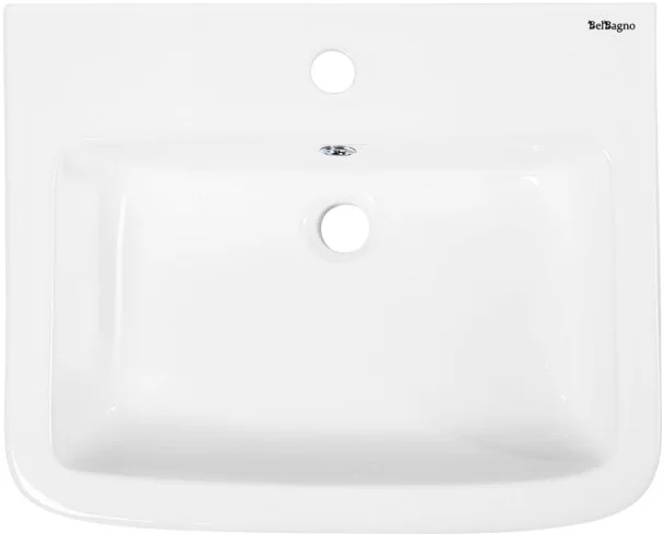 Раковина BelBagno Albano BB120L 55 см белая (детальная фотография), белые