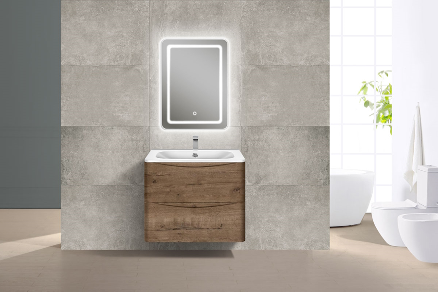 Тумба под раковину подвесная Vincea Paola 58,9 см V.Oak VMC-2P600VO (детальная фотография), нет в наличии