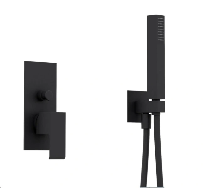 Душевой комплект Cezares Porta черный PORTA-DSIPQ-25-NOP (детальная фотография), черные