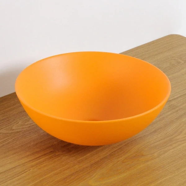 Раковина GID Esfera 9081orm 36 см оранжевая 53405 (детальная фотография), современные, hi-tech