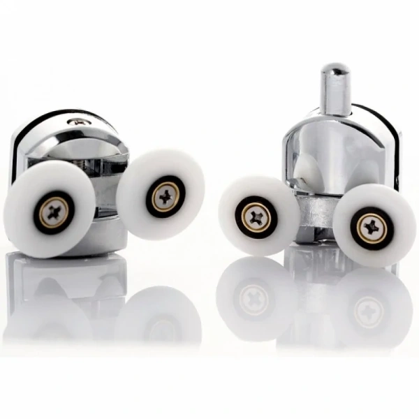 Душевой уголок Abber Schwarzer Diamant 120x100 см профиль хром стекло матовое AG30120MH-S100M-S100M (детальная фотография), сатин