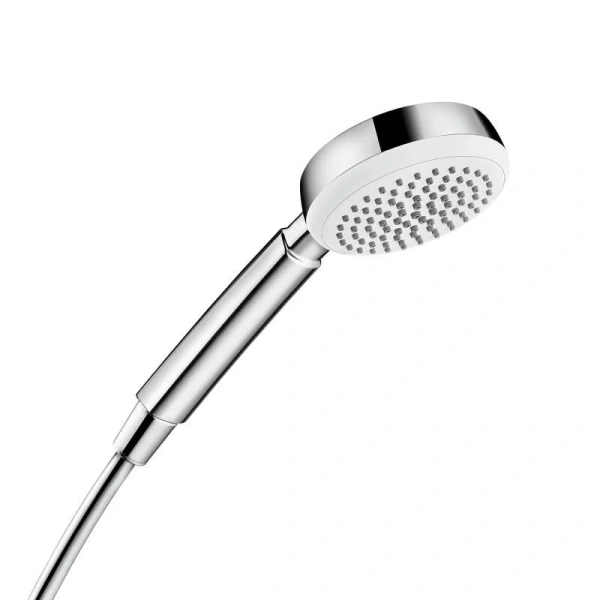Лейка для душа Hansgrohe Crometta 100 1jet белый/хром 26825400 (детальная фотография)