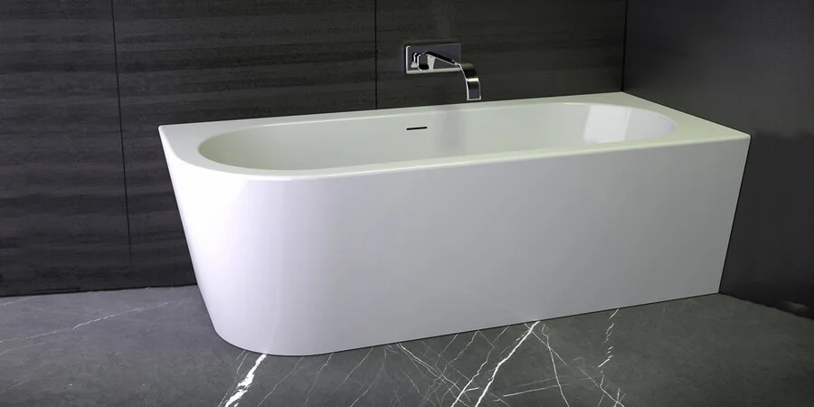 Ванна акриловая Knief Wall 0100-277 180 х 80 см угловая (L/R) 0100-277-L (детальная фотография), 180х80