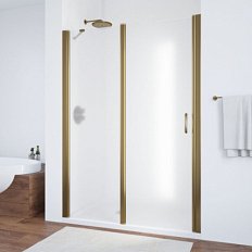 Душевая дверь профиль бронза стекло сатин Vegas-glass