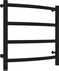 Полотенцесушитель электрический Сунержа Галант 4.0 50х50 см левый, черный матовый