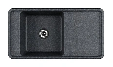 Мойка для кухни Акватон Беллис 97 см графит