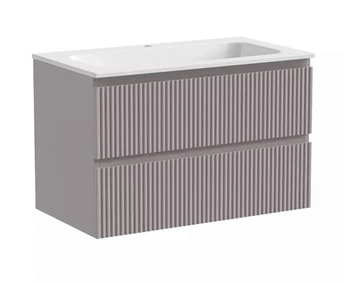 Тумба под раковину подвесная Sancos Snob R 80 см doha soft - фото 2