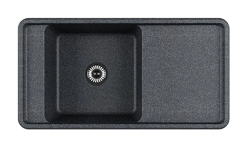 Мойка для кухни Акватон Беллис 97 см графит - фото 1