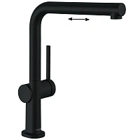 Смеситель для кухни Hansgrohe Talis M54 черный матовый