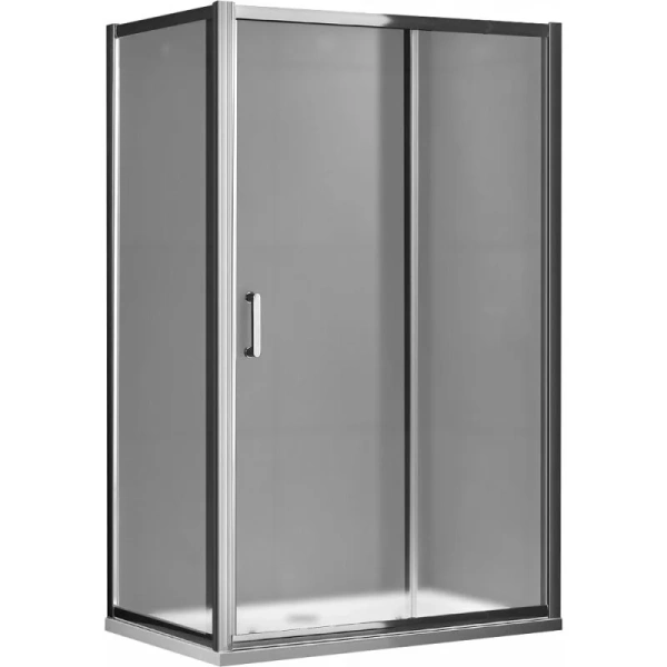 Душевая дверь в нишу Gemy Victoria 120 см стекло матовое S30191AM (детальная фотография)