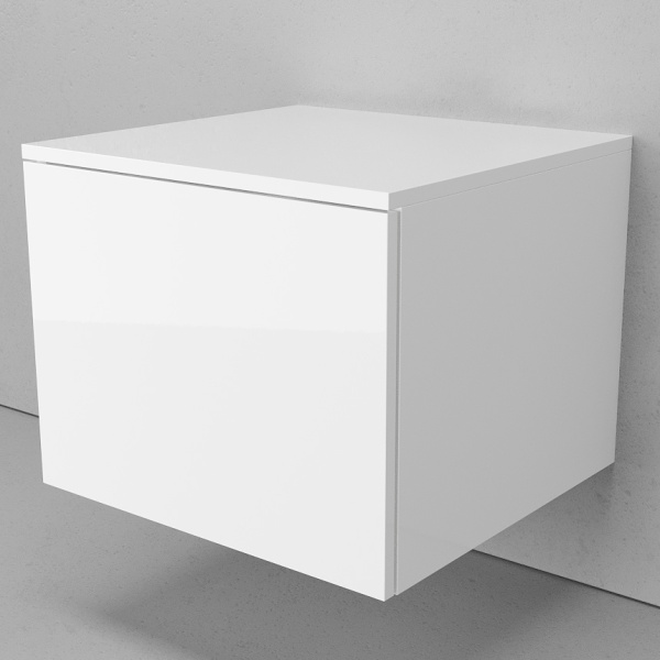 Тумба подвесная Velvex Unit 50 см белый лед tpUNI.50.H40.Y.VY-223 (детальная фотография), по запросу