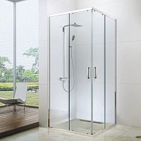 Душевой уголок BERGES Solo 100x100 см стекло прозрачное