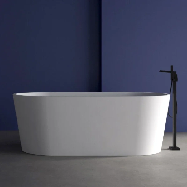 Ванна акриловая Abber 170x80 см белая матовая AB9209MW (детальная фотография), акриловые