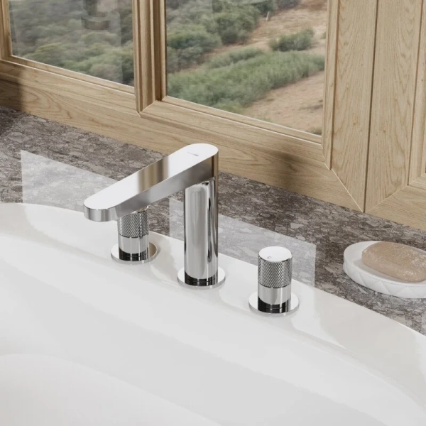 Смеситель для раковины WasserKRAFT Mosel хром 4635 (детальная фотография), современные, hi-tech