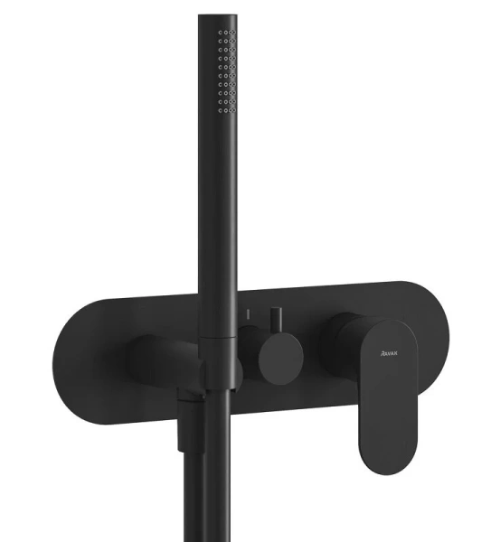 Смеситель для душа Ravak Eleganta черный матовый X070296 (детальная фотография)