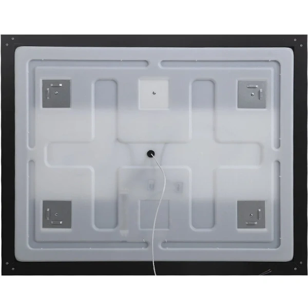 Зеркало с подсветкой BelBagno Kraft 100 см черное SPC-KRAFT-1000-800-SENS-NERO (детальная фотография), сенсорное
