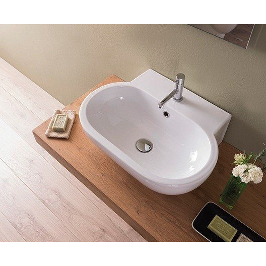 Раковина накладная Globo Bowl SC061 (детальная фотография), накладные (на столешницу)