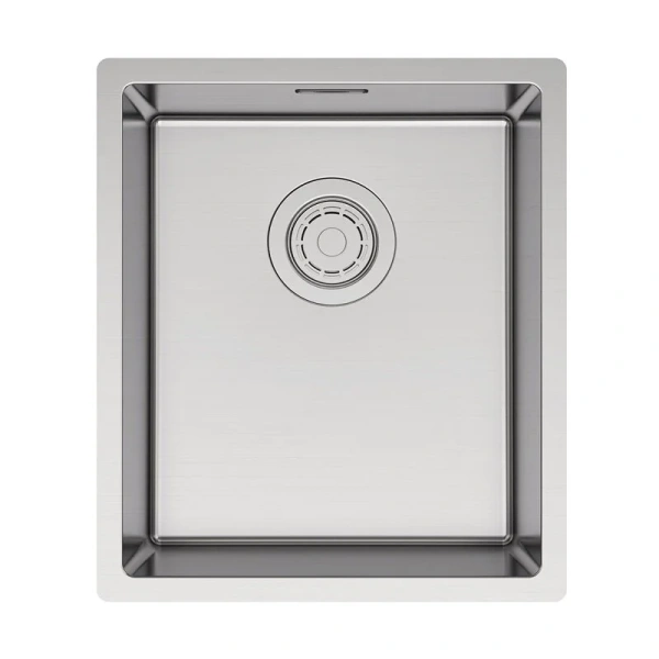 Мойка для кухни Paulmark Lassan 38 см нержавеющая сталь LA38-BS (детальная фотография)