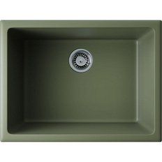 Мойка для кухни Omoikiri Okinoshima 61-U/I-OL 61 см olive