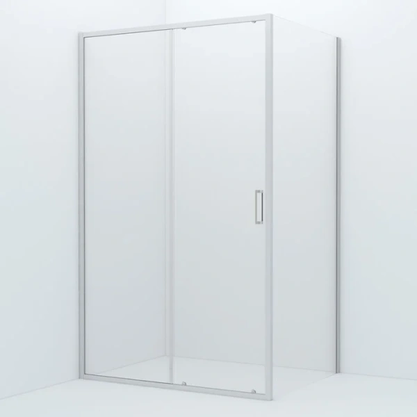 Душевой уголок IDDIS Zodiac 120х90 см профиль хром, стекло прозрачное ZOD6CS0i23 (детальная фотография)