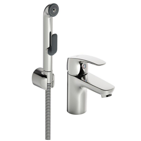 Смеситель для раковины с гигиеническим душем Oras Safira 1012F (детальная фотография)