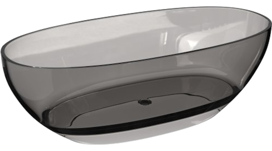 Ванна из полиэфирной смолы Cezares Relax 170х80 см овальная CZR-RELAX-170-80-56-GM-PFB (детальная фотография)