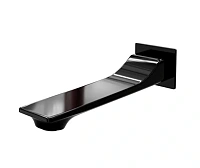 Излив для ванны WasserKRAFT Glan черный глянец