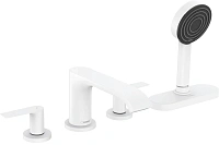 Смеситель для ванны Hansgrohe Vivenis белый матовый