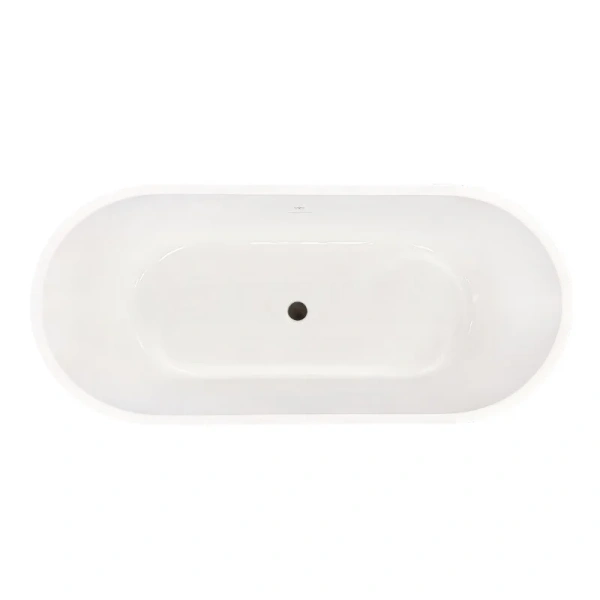 Ванна акриловая Royal Bath Pafos RB610000BL, 180 x 80 см, цвет белый (детальная фотография), современныe, hi-tech