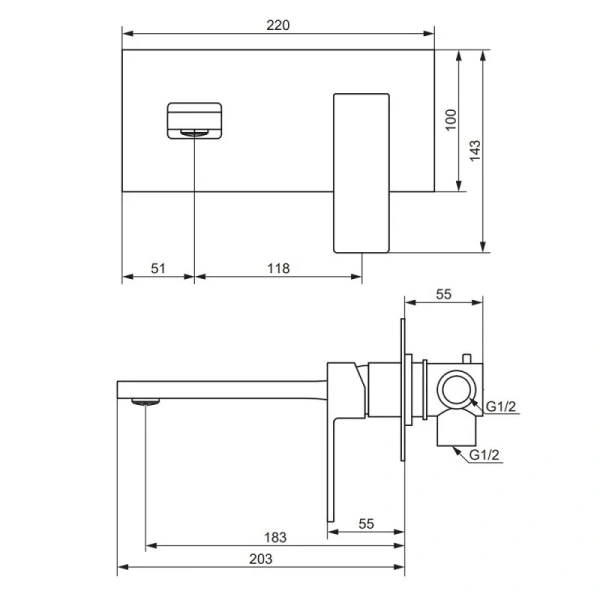 Смеситель для раковины Damixa Gala золото 530260600 (детальная фотография), для раковины
