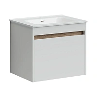 Тумба под раковину подвесная Sancos Smart 60 см белая