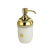 Дозатор для мыла Migliore Dubai декор золото