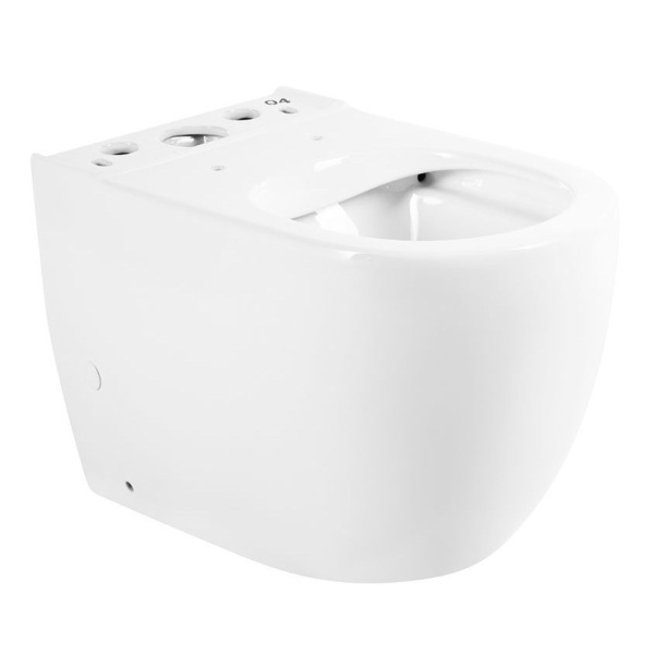 Чаша для унитаза-компакта BelBagno Sfera-TR безободковая BB2128CPR (детальная фотография)