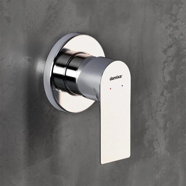 Смеситель для душа Damixa Apollo 477500 без дивертора (детальная фотография), из латуни, недорогие, округлая форма