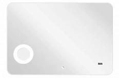 Зеркало с подсветкой Акватон Элио 100 см часы, увеличительное зеркало