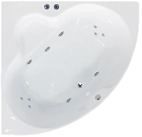 Ванна гидромассажная Royal Bath Fanke Comfort RB581200CO, 140 x 140 см, белая