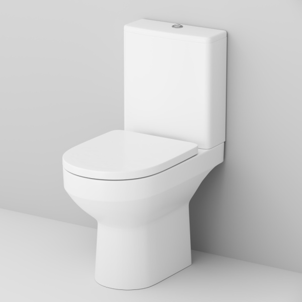 Унитаз компакт Am.Pm Spirit 2.0 безободковый C708600WH (детальная фотография), безободковые, сиденье с микролифтом , с антивсплеском, компакт, низкие