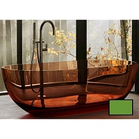 Ванна DEA Design Shadow DD8619 1650 R6, 165 х 82 см, полиэфирная смола, цвет classic green
