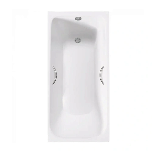 Ванна чугунная Delice Continental Plus 100х70 см с отверстиями под ручки - фото 1