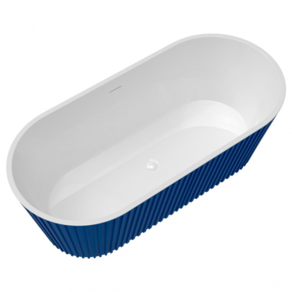 Ванна акриловая Delice Caresse 170х80 см синяя матовая DLR440101Bu (детальная фотография), акриловые